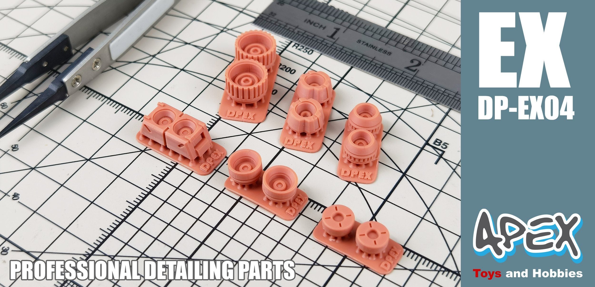 Apex Detailing Parts DP-X004 Vernier 1/100 1/144