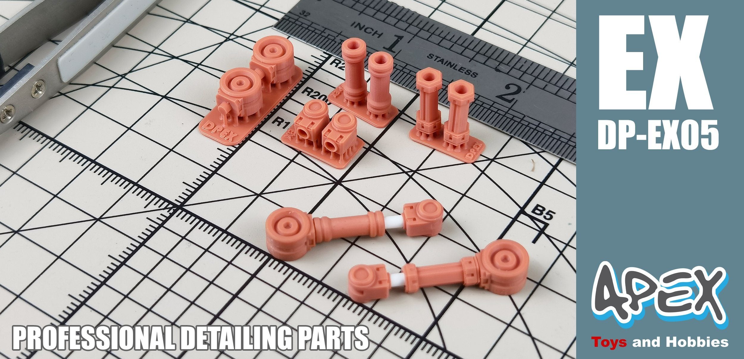 Apex Detailing Parts DP-X005 Piston Parts
