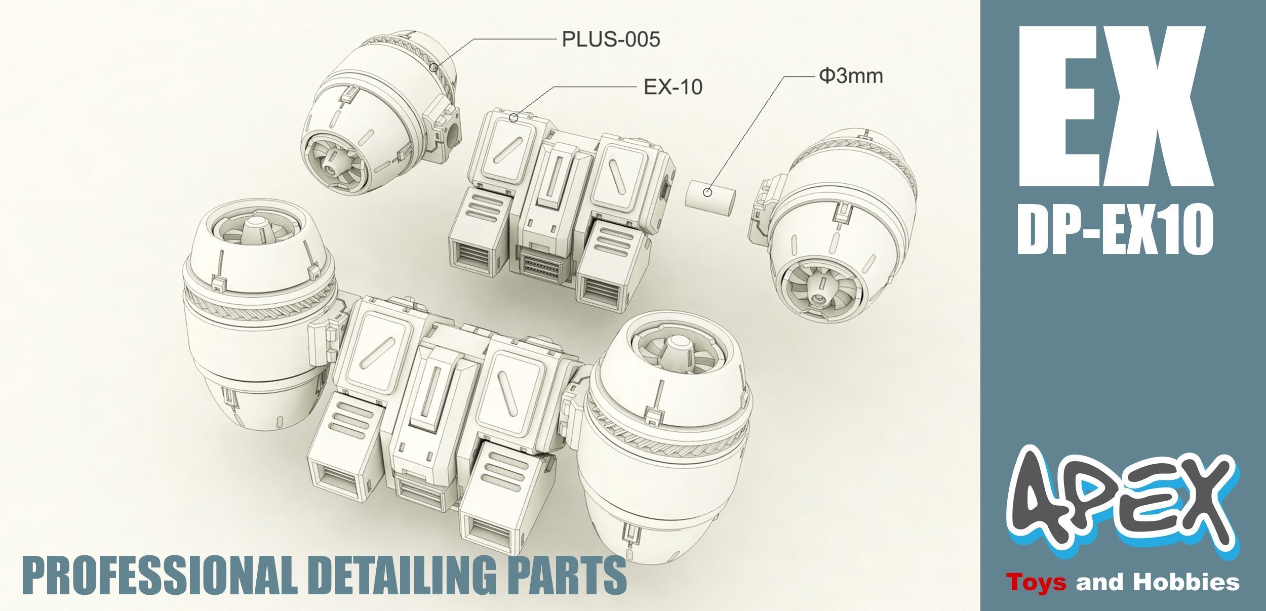 Apex Detailing Parts DP-X010 Detail Backpack