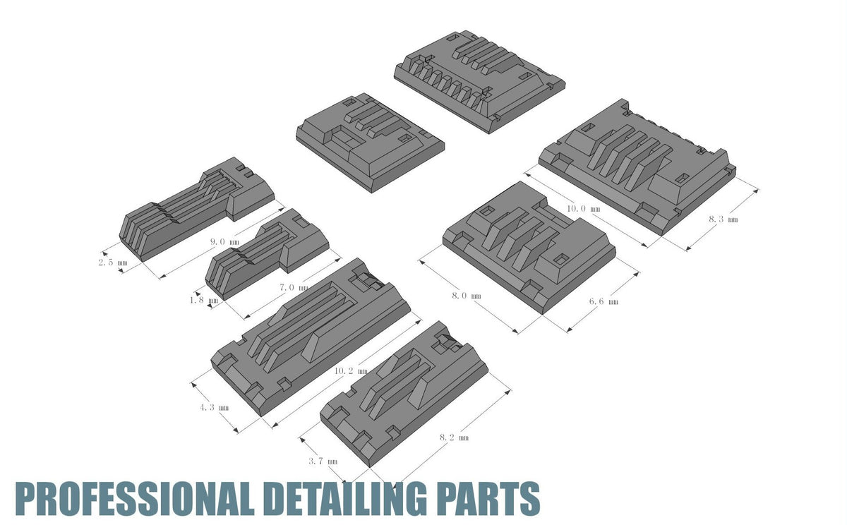 Apex Detailing Parts DP-H001 Detail Panels