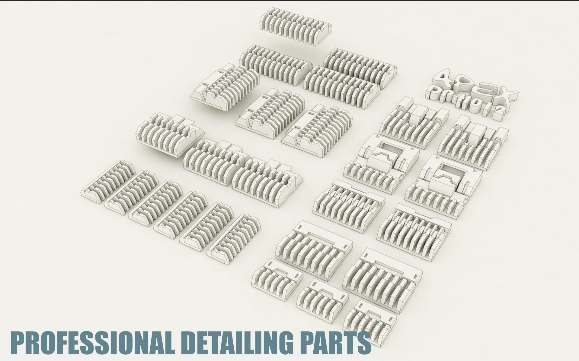 Apex Detailing Parts DP-H012 Detail Heat Sink Panel