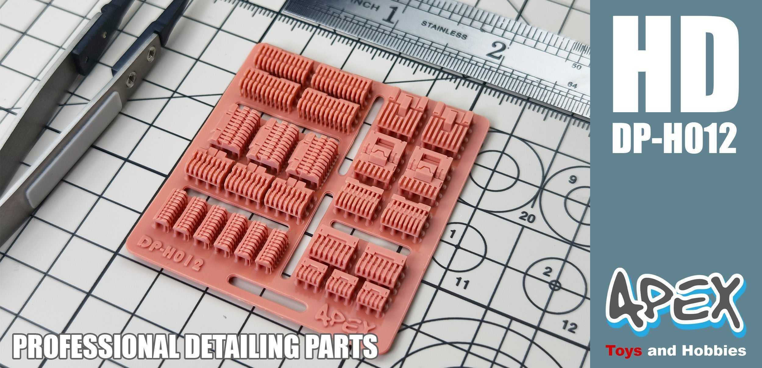 Apex Detailing Parts DP-H012 Detail Heat Sink Panel
