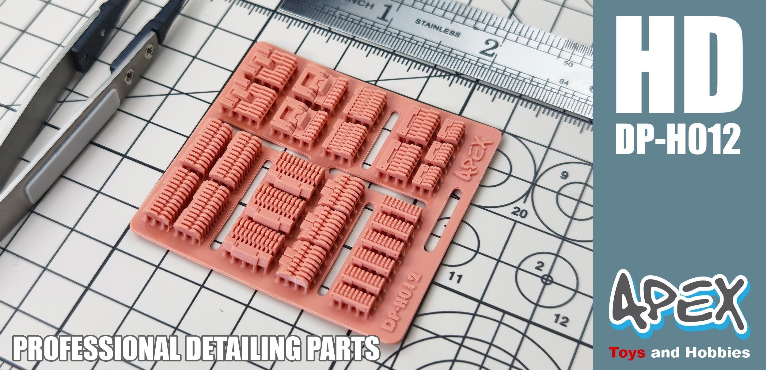 Apex Detailing Parts DP-H012 Detail Heat Sink Panel