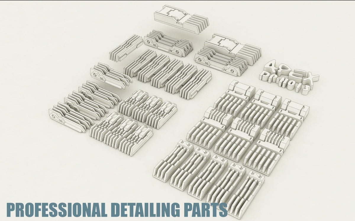 Apex Detailing Parts DP-H013 Detail Heat Sink Panel 2