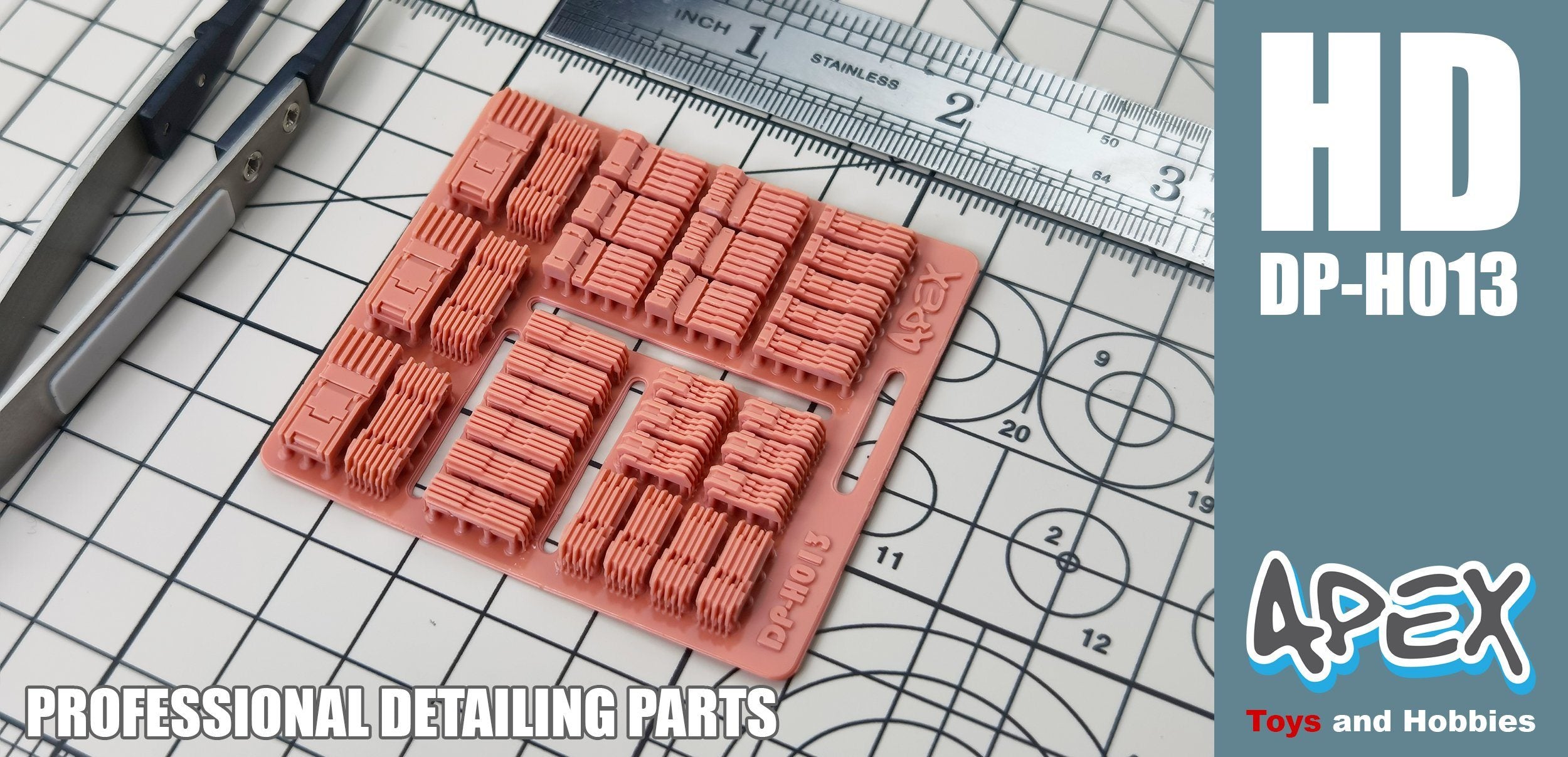 Apex Detailing Parts DP-H013 Detail Heat Sink Panel 2