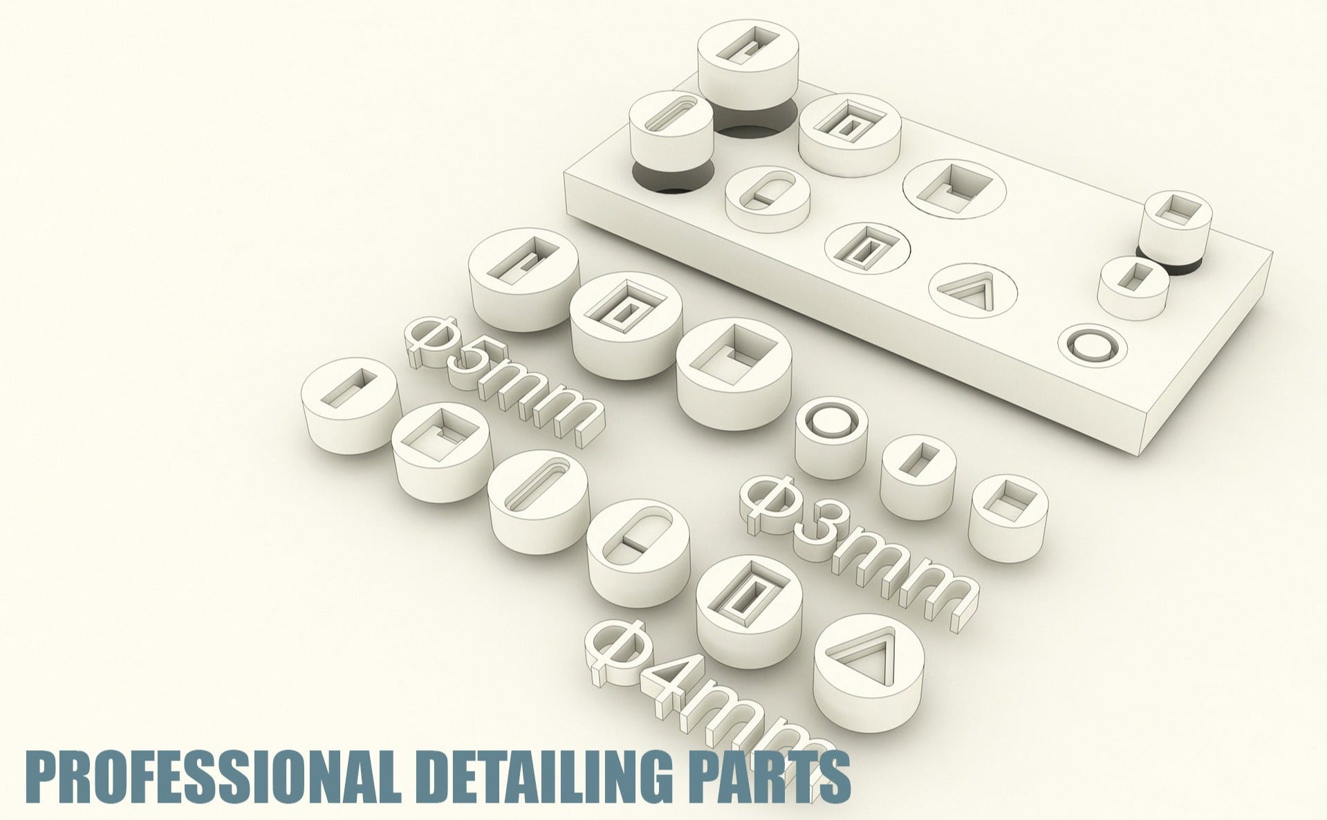 Apex Detailing Parts DP-R012 Detail Minus Molds