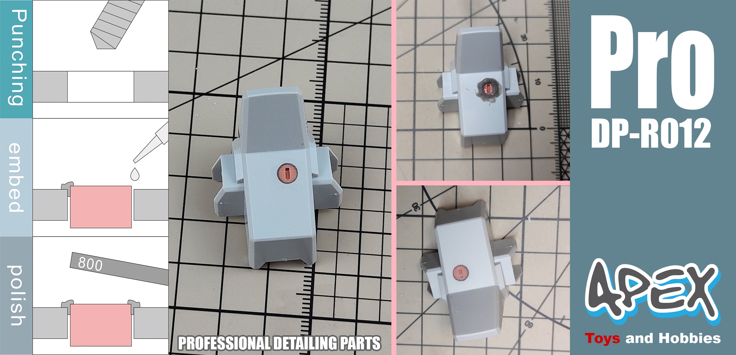 Apex Detailing Parts DP-R012 Detail Minus Molds