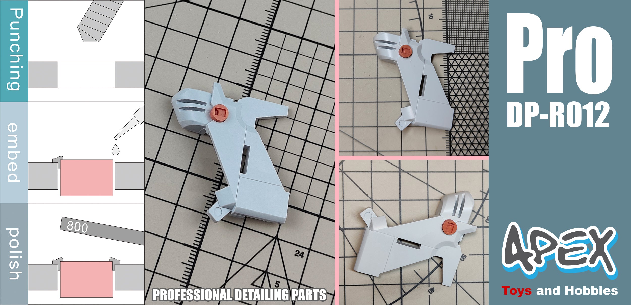 Apex Detailing Parts DP-R012 Detail Minus Molds