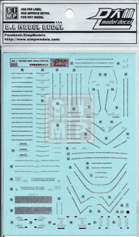 MG Psycho Zaku Metallic Water Slide Decal