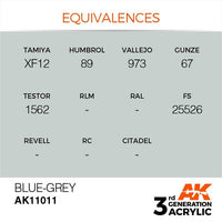 AK Interactive 3rd Gen Acrylic Blue-Grey 17ml