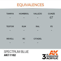AK Interactive Spectrum Blue 3G Acrylic Paint 17ml Bottle