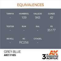 AK Interactive 3rd Gen Acrylic Grey-Blue 17ml