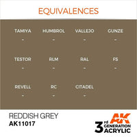 AK Interactive Reddish Grey 3G Acrylic Paint 17ml Bottle