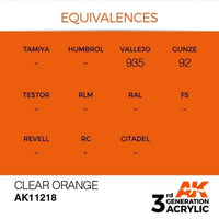 AK Interactive 3rd Gen Acrylic Orange 17ml