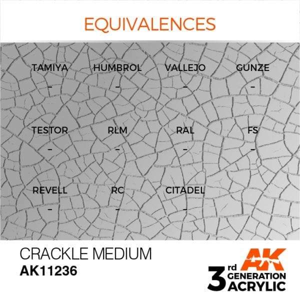 AK Interactive 3rd Gen Acrylic Crackle Medium 17ml