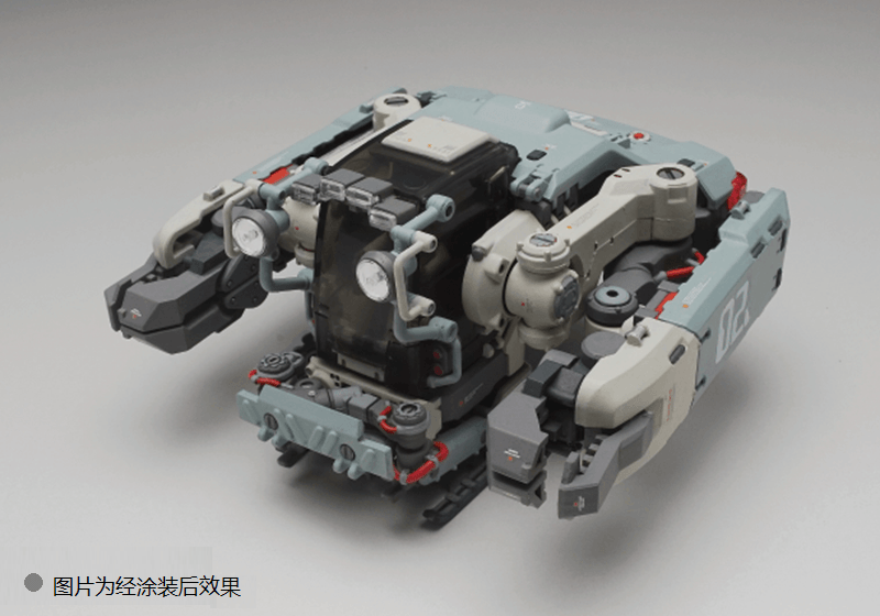 Space POD CRAB03 ER04 Grey Space Construction/Industrial Mobile Model kit