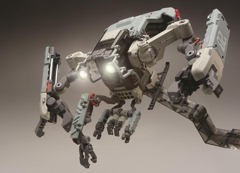 Space POD CRAB03 ER04 Grey Space Construction/Industrial Mobile Model kit