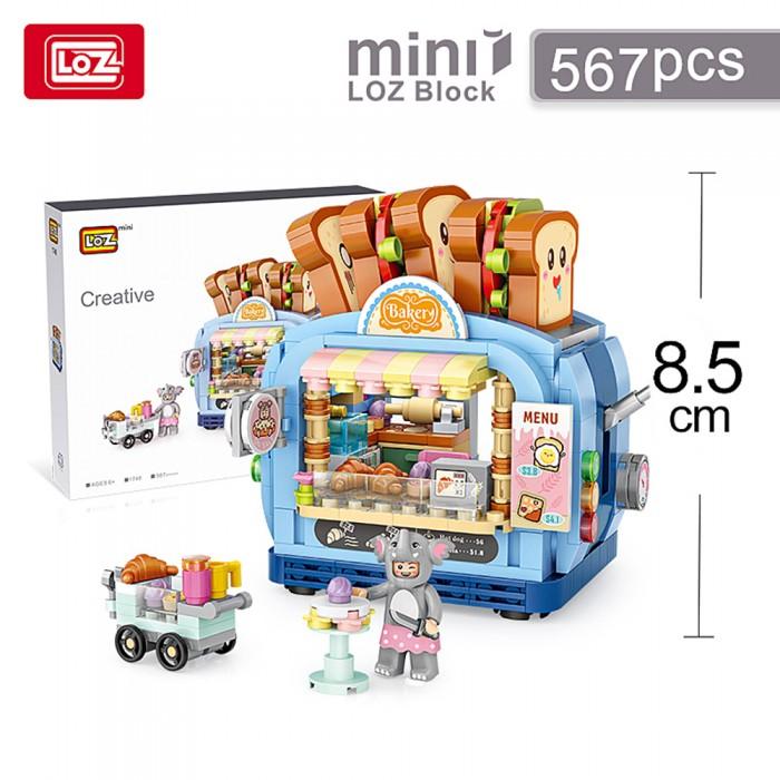 LOZ Moc Mini 1746 Bakery Shop