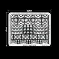 HiQ Parts Gateless Etching Parts 01 (Total 262pcs)