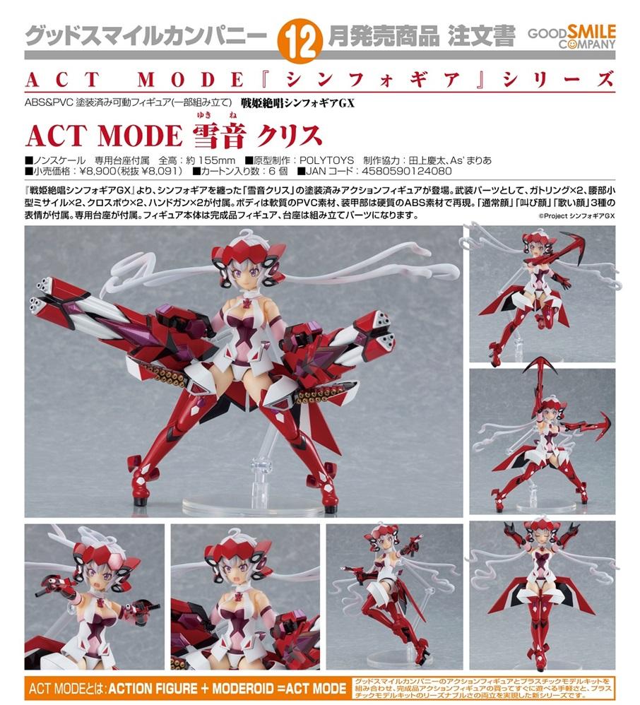 Symphogear GX ACT MODE Chris Yukine Figure