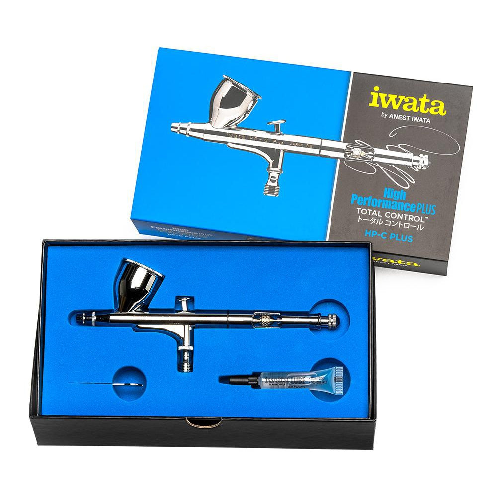 Iwata High Performance HP-C Plus Gravity Feed Dual Action Airbrush