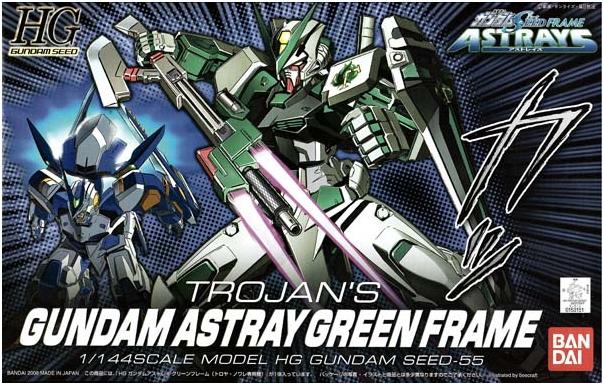 HG 1/144 #55 Gundam Astray Green Frame (Trojan Noiret Custom)