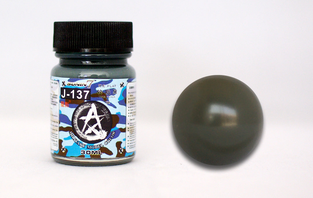 Sunin Military Model Color J-137: Tire Black