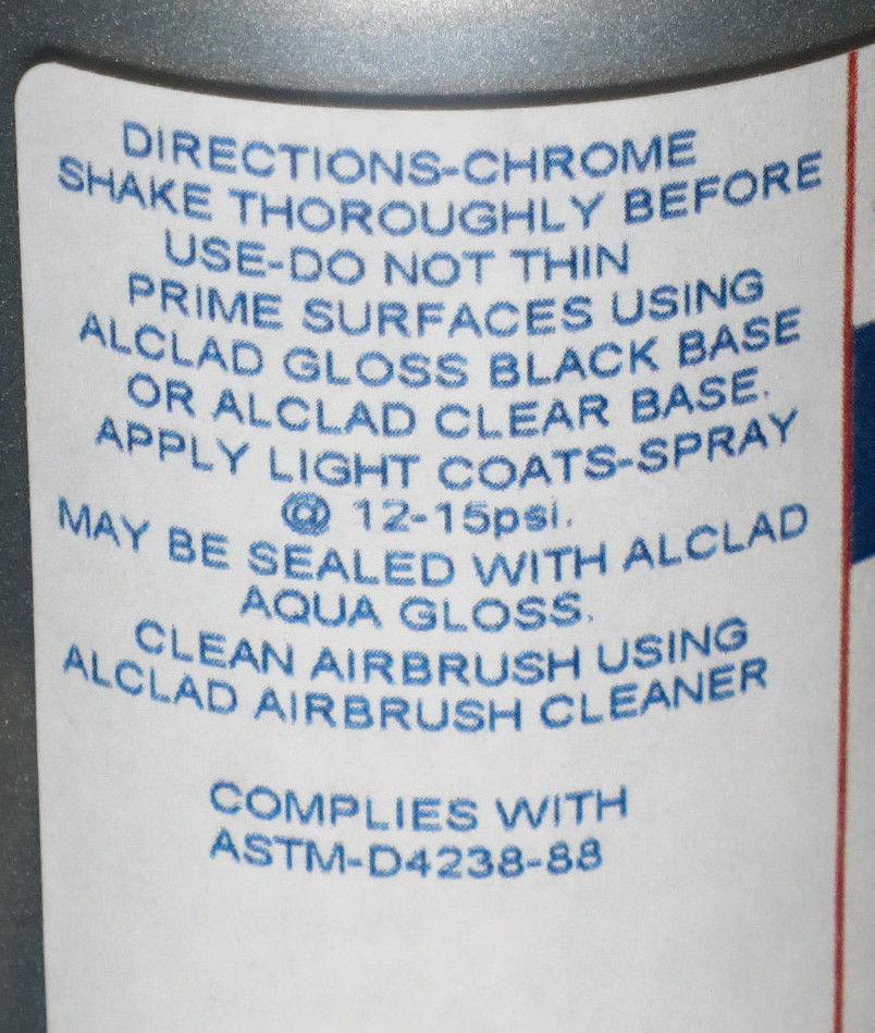 Alclad II 4oz. Bottle Chrome Lacquer ALC-4107