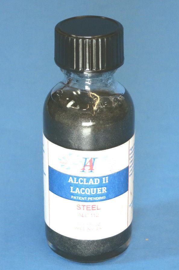 Alclad II 1oz. Bottle Steel Lacquer ALC-112