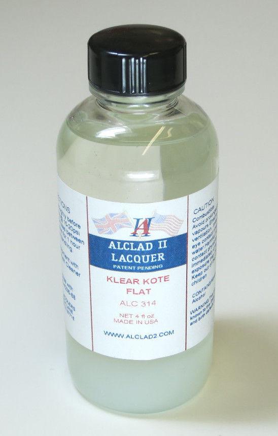 Alclad II 4oz. Bottle Clear Coat Flat ALC-314