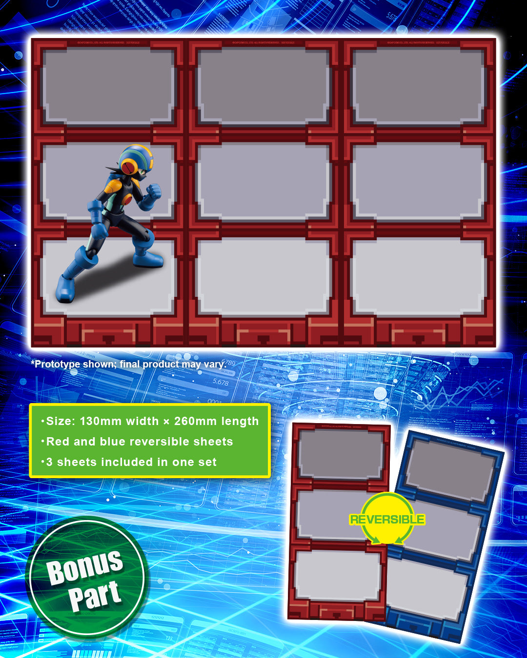 Mega Man Battle Network Dark MegaMan.EXE 1/12 Scale Model Kit