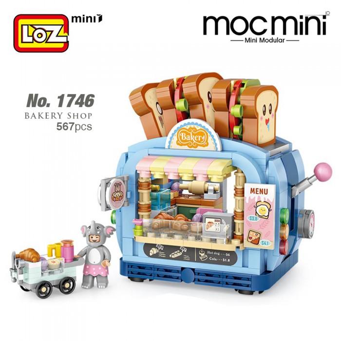 LOZ Moc Mini 1746 Bakery Shop