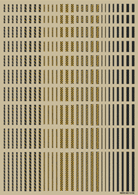 Line Decal 02 Dark Gray-Yellow(1pc)