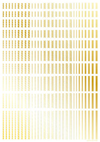 Line Decal 2 Gold(1pc)