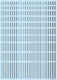 Line Decal 2 Gray(1pc)