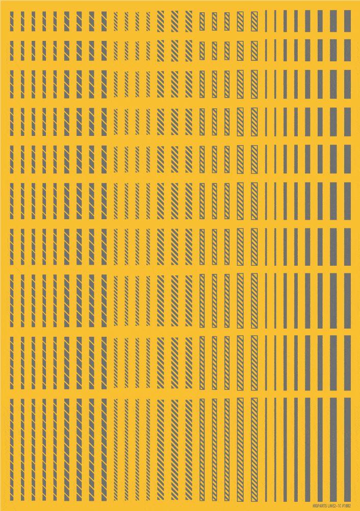 Line Decal 2 Gray(1pc)