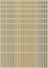 Line Decal 2 Gray + Yellow(1pc)
