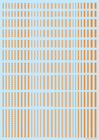 Line Decal 2 Orange(1pc)