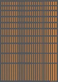 Line Decal 2 Orange(1pc)