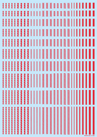 Line Decal 2 Red(1pc)