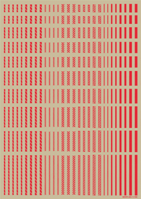 Line Decal 2 Red(1pc)