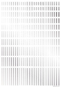 Line Decal 2 Silver(1pc)