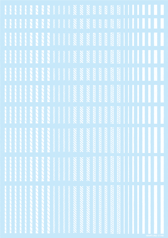 Line Decal 2 white(1pc)