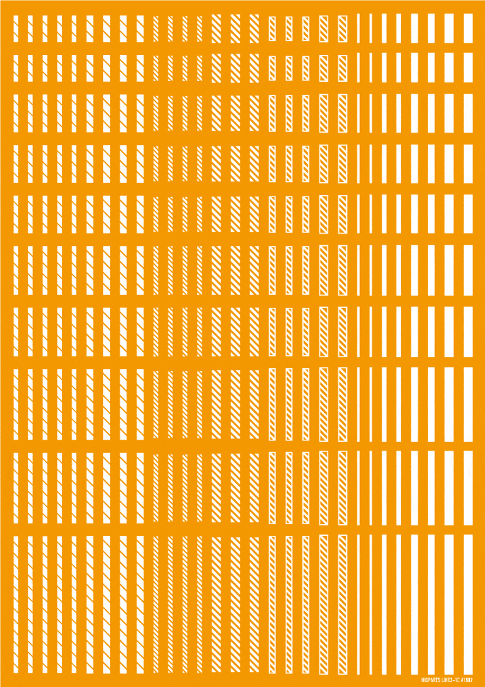 Line Decal 2 white(1pc)