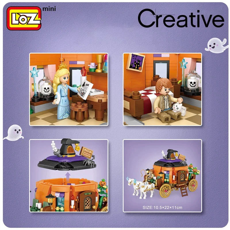 LOZ Creative 1134 Pumpkin Carriage