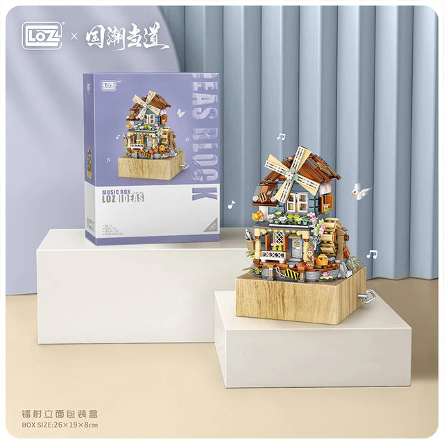 LOZ Ideas 1239 Windmill Music Box – USA Gundam Store
