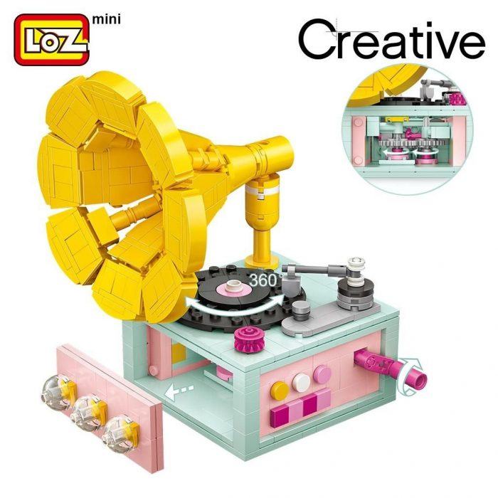 LOZ Creative 1123 Phonograph