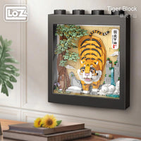 LOZ Mini Blocks 1906 Tiger Painting