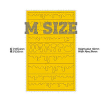 Precut Masking for Melt Paint Pattern M Size(3pcs)