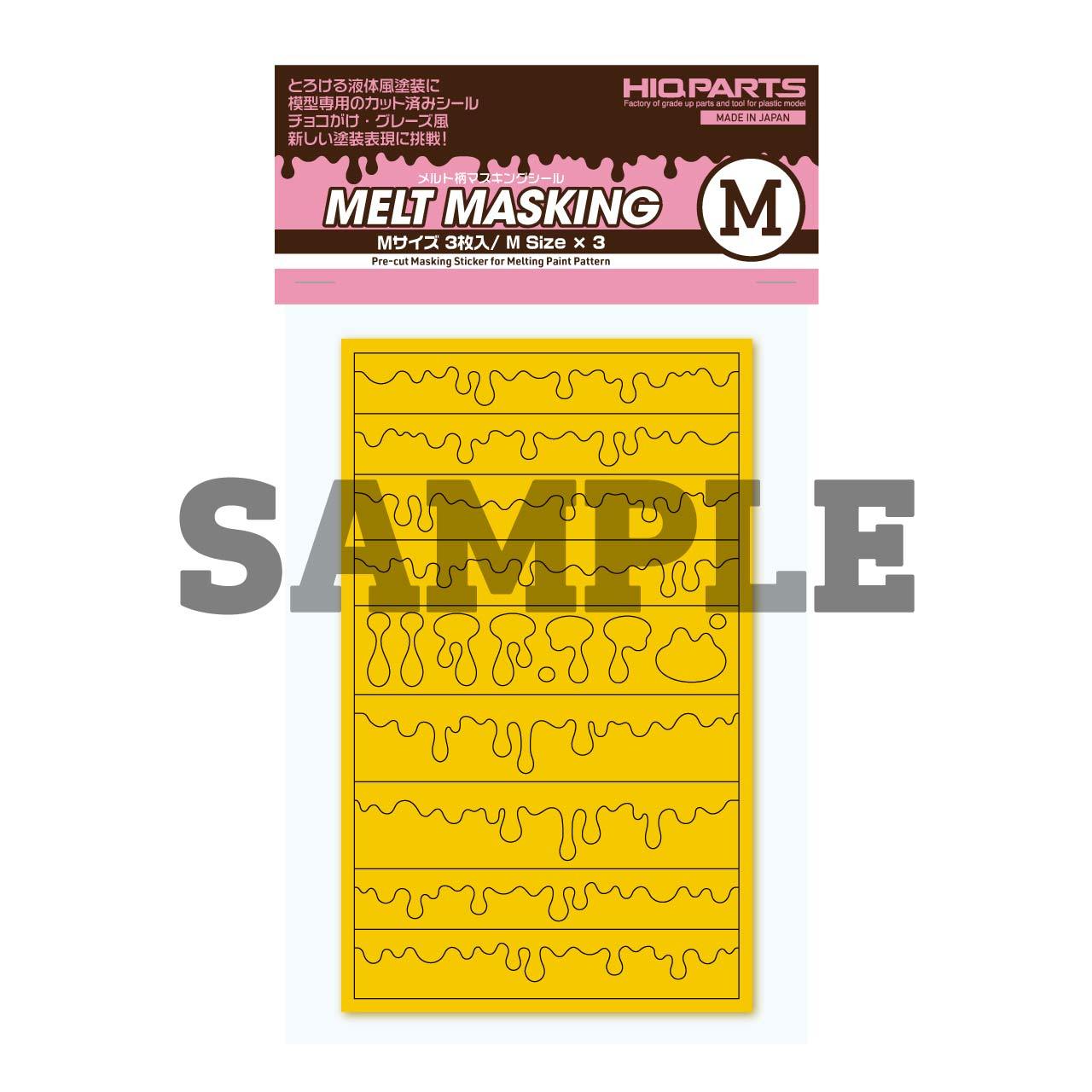 Precut Masking for Melt Paint Pattern M Size(3pcs)